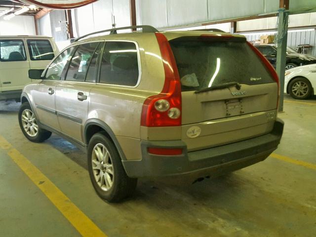 YV1CZ91HX41053598 - 2004 VOLVO XC90 T6 GOLD photo 3