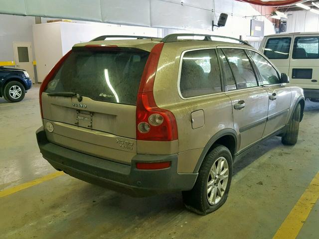 YV1CZ91HX41053598 - 2004 VOLVO XC90 T6 GOLD photo 4