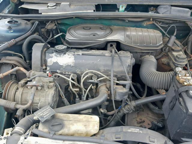 1B3AP28D1RN152423 - 1994 DODGE SHADOW GREEN photo 7