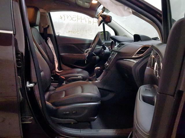 KL4CJHSB6EB728807 - 2014 BUICK ENCORE PRE BROWN photo 5