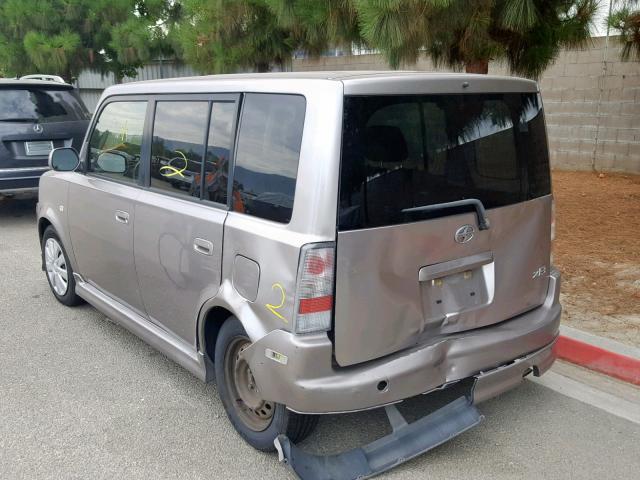 JTLKT324X64081127 - 2006 TOYOTA SCION XB 灰色 照片 3