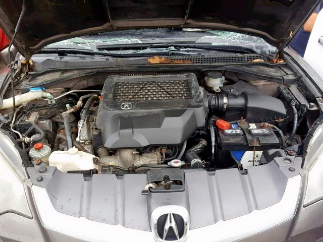 5J8TB18507A001023 - 2007 ACURA RDX TECHNO GRAY photo 7