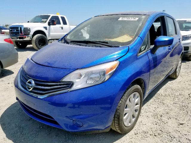 3N1CE2CP6FL407645 - 2015 NISSAN VERSA NOTE BLUE photo 2