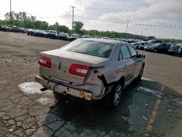 3LNHM26166R642004 - 2006 LINCOLN ZEPHYR TAN photo 4