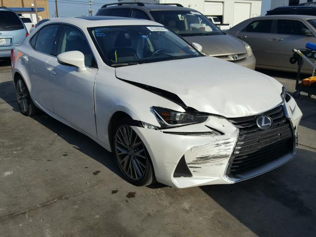 JTHBA1D25H5039204 - 2017 LEXUS IS 200T WHITE photo 1