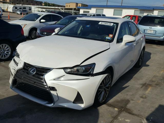 JTHBA1D25H5039204 - 2017 LEXUS IS 200T WHITE photo 2