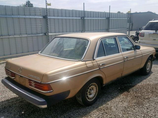 WDBAB33A6EA137075 - 1984 MERCEDES-BENZ 300 DT GOLD photo 4