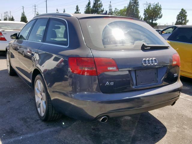 WAUKH74F57N167666 - 2007 AUDI A6 AVANT Q CHARCOAL photo 3