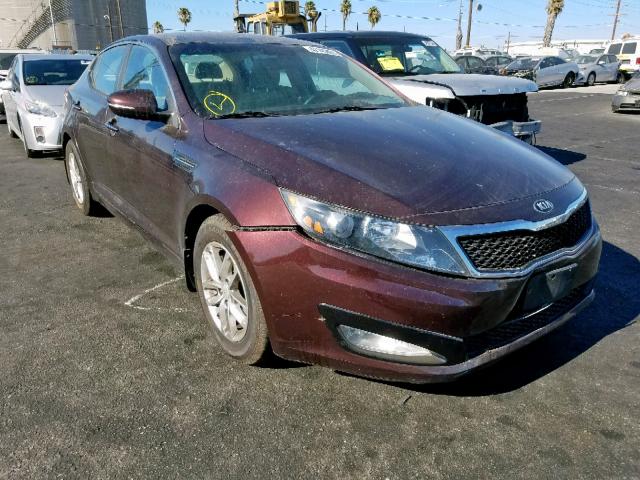 5XXGM4A73DG236748 - 2013 KIA OPTIMA LX MAROON photo 1