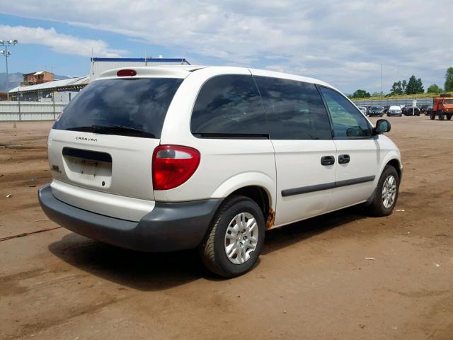 1D4GP25R97B128526 - 2007 DODGE CARAVAN SE WHITE photo 4