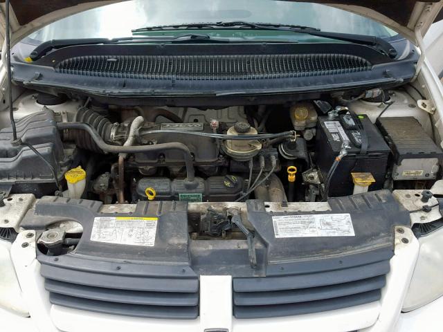 1D4GP25R97B128526 - 2007 DODGE CARAVAN SE WHITE photo 7