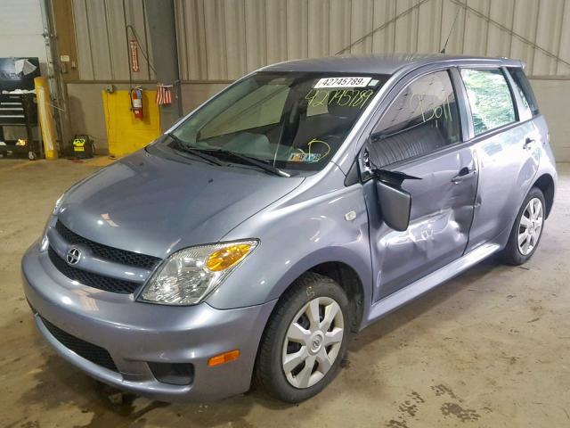 JTKKT624665015464 - 2006 TOYOTA SCION XA BLUE photo 2