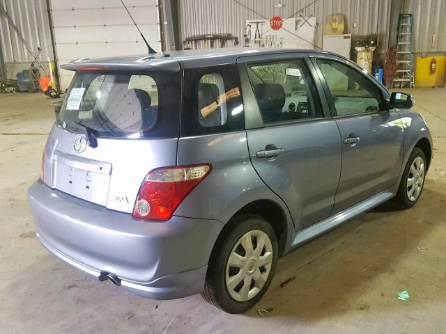 JTKKT624665015464 - 2006 TOYOTA SCION XA BLUE photo 4