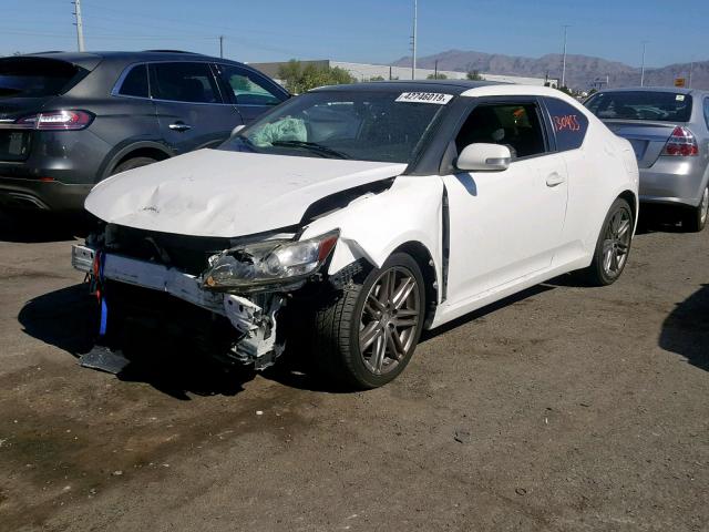 JTKJF5C79D3063393 - 2013 TOYOTA SCION TC თეთრი ფოტო 2