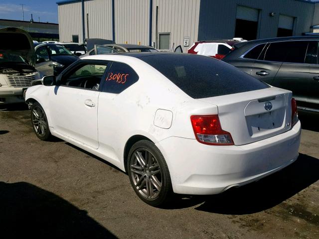 JTKJF5C79D3063393 - 2013 TOYOTA SCION TC თეთრი ფოტო 3