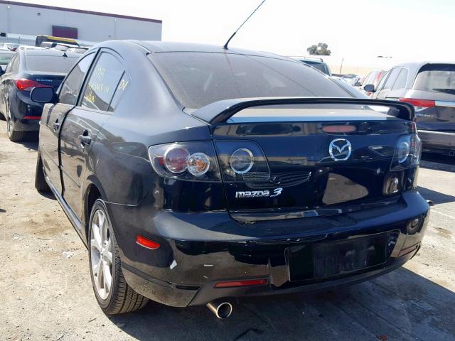 JM1BK324291188659 - 2009 MAZDA 3 S BLACK photo 3