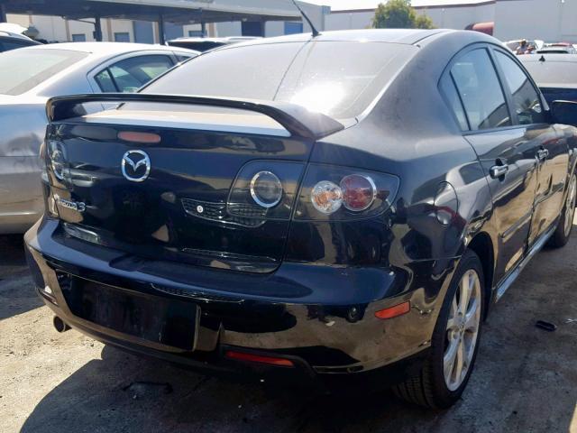 JM1BK324291188659 - 2009 MAZDA 3 S BLACK photo 4