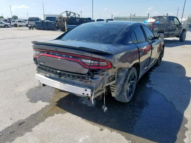 2C3CDXBG1JH157770 - 2018 DODGE CHARGER SX CHARCOAL photo 4