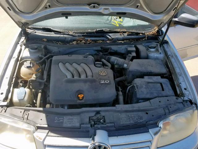 WVWSL61J04W154995 - 2004 VOLKSWAGEN JETTA GLS SILVER photo 7