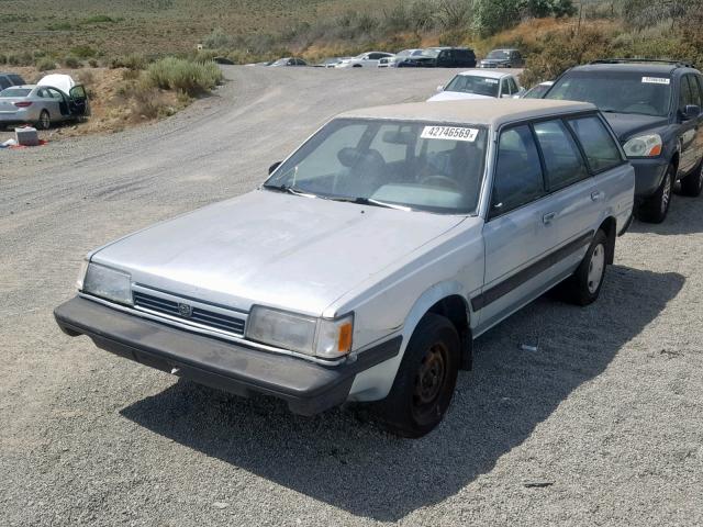 JF2AN52B4NF400330 - 1992 SUBARU LOYALE SILVER photo 2