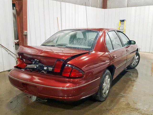 2G1WL52J911147081 - 2001 CHEVROLET LUMINA MAROON photo 4