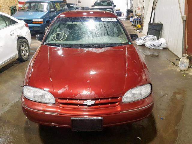 2G1WL52J911147081 - 2001 CHEVROLET LUMINA MAROON photo 9