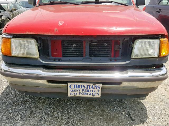 1FTCR10A9VUC96752 - 1997 FORD RANGER RED photo 9