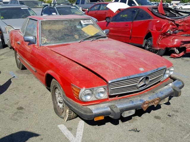 WDBBA45A9BB003242 - 1981 MERCEDES-BENZ 380 SL RED photo 1