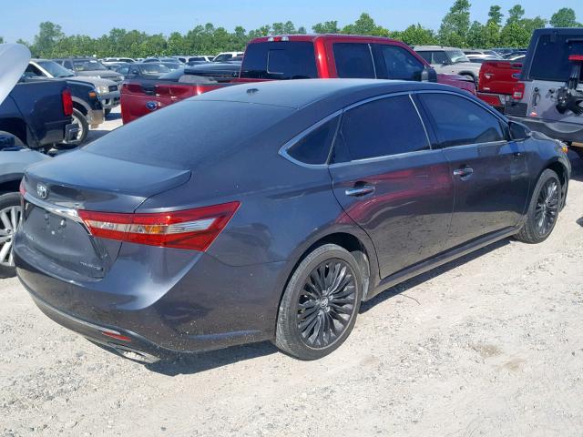 4T1BK1EB2HU247930 - 2017 TOYOTA AVALON XLE CHARCOAL photo 4
