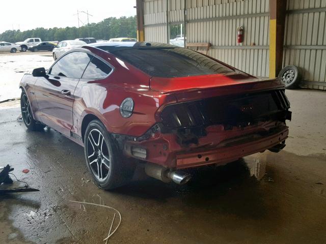 1FA6P8CF9F5380168 - 2015 FORD MUSTANG GT RED photo 3