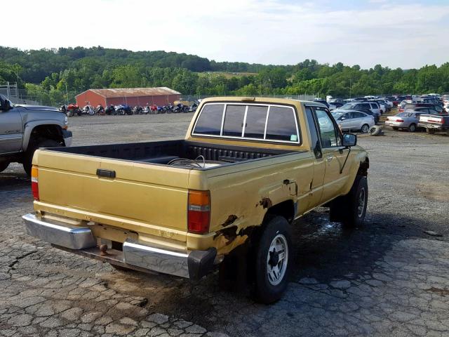 JT4VN67M5J0009216 - 1988 TOYOTA PICKUP SHO GOLD photo 4