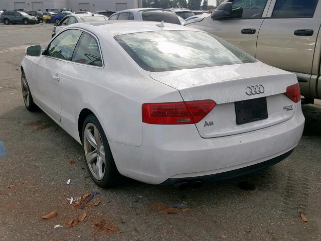 WAUCFAFR0FA017145 - 2015 AUDI A5 PREMIUM WHITE photo 3