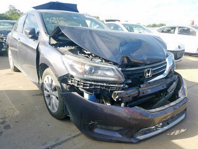 1HGCR2F8XEA187391 - 2014 HONDA ACCORD EXL BLUE photo 1