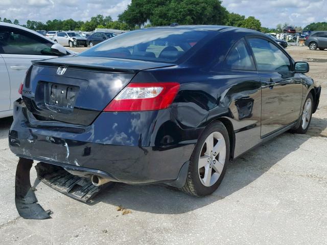 2HGFG12978H504299 - 2008 HONDA CIVIC EXL შავი ფოტო 4