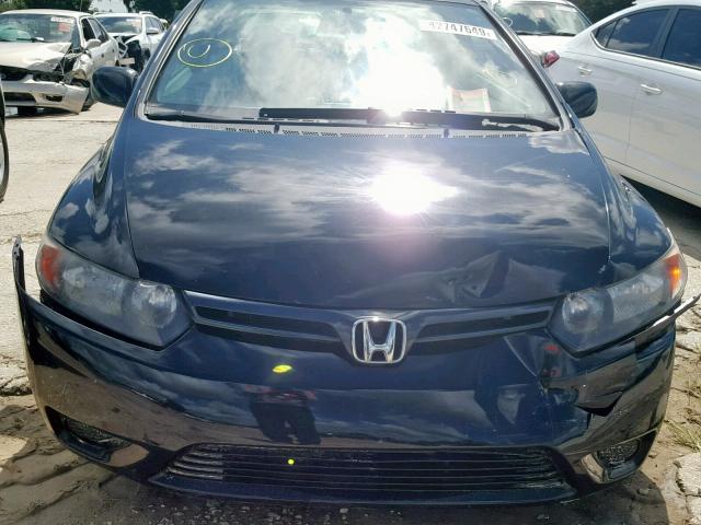 2HGFG12978H504299 - 2008 HONDA CIVIC EXL შავი ფოტო 9