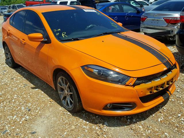 1C3CDFBB1ED668896 - 2014 DODGE DART SXT ORANGE photo 1