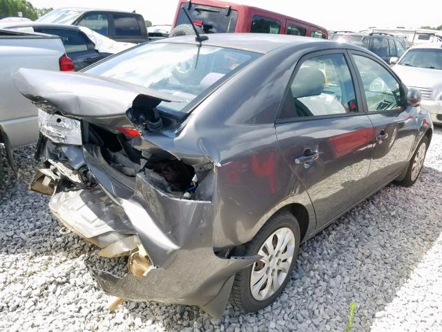 KNAFU4A27D5721878 - 2013 KIA FORTE EX GRAY photo 6