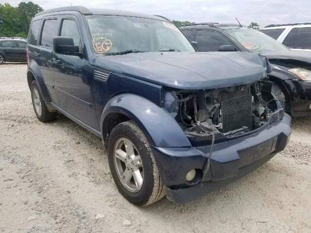 1D8GT58K28W219089 - 2008 DODGE NITRO SLT BLUE photo 1