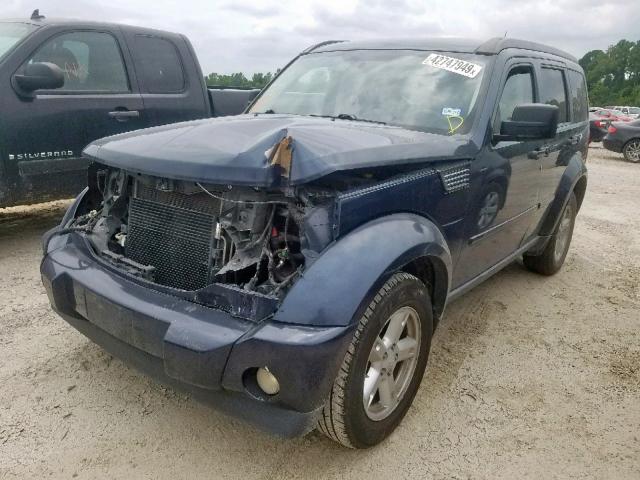 1D8GT58K28W219089 - 2008 DODGE NITRO SLT BLUE photo 2