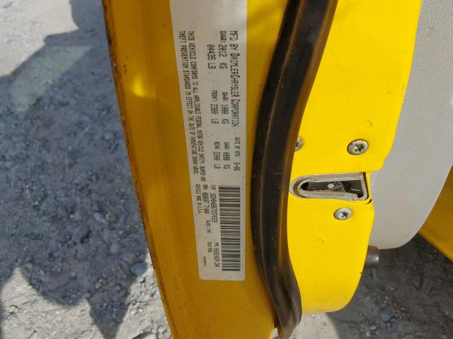 1B3HB48B67D570339 - 2007 DODGE CALIBER SX YELLOW photo 10