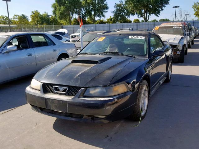 1FAFP45X13F434955 - 2003 FORD MUSTANG GT BLACK photo 2