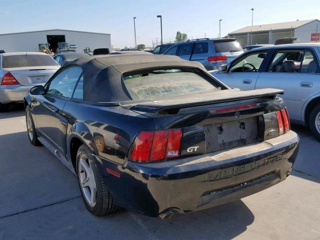 1FAFP45X13F434955 - 2003 FORD MUSTANG GT BLACK photo 3