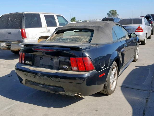 1FAFP45X13F434955 - 2003 FORD MUSTANG GT BLACK photo 4