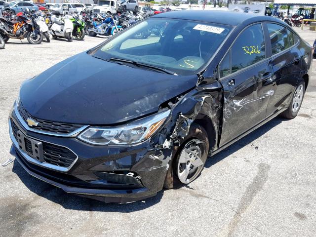 1G1BC5SM3J7204743 - 2018 CHEVROLET CRUZE LS BLACK photo 2