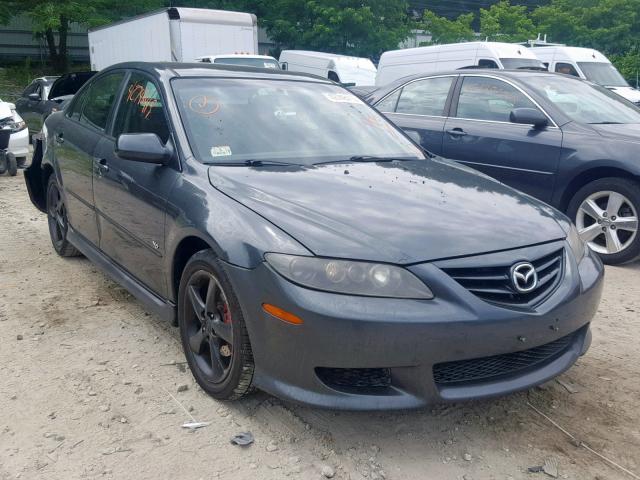 1YVHP84D855M40126 - 2005 MAZDA 6 S GRAY photo 1