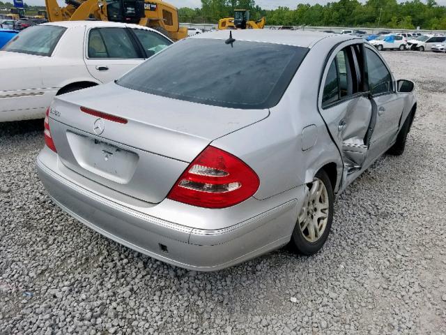 WDBUF56J86A771885 - 2006 MERCEDES-BENZ E 350 GRAY photo 4