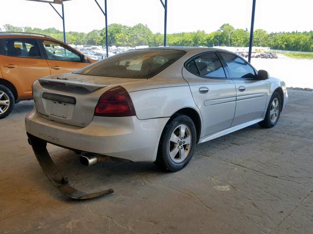 2G2WP522X51215063 - 2005 PONTIAC GRAND PRIX SILVER photo 4