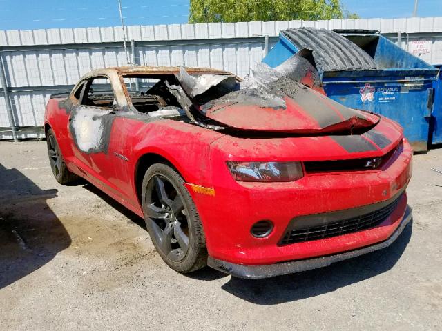 2G1FA1E30F9151833 - 2015 CHEVROLET CAMARO LS RED photo 1