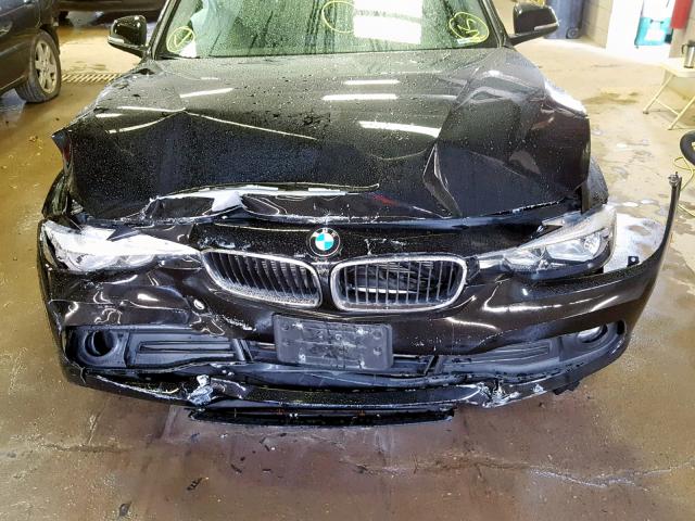 WBA8A3C55GK551383 - 2016 BMW 320 XI BLACK photo 7