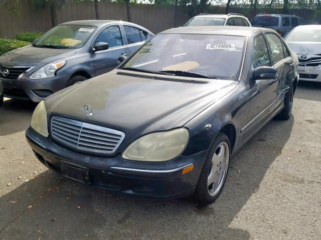 WDBNG75J7YA116537 - 2000 MERCEDES-BENZ S 500 BLACK photo 2